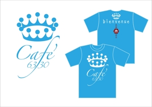 YOSIE (yoshierey)さんのCaféスタッフのユニフォーム　Tシャツデザインへの提案