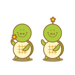 月魚子 ()さんのカメをモチーフにしたキャラクターデザイン（学習塾のイメージキャラクター）への提案