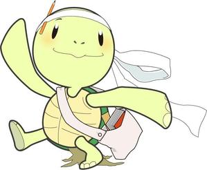 アパルトマン製作部 (otomosan)さんのカメをモチーフにしたキャラクターデザイン（学習塾のイメージキャラクター）への提案