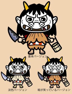株式会社エルエルパレス／岩気裕司 (elpiy)さんの秋田 なまはげのキャラクター ゆるキャラ デザインへの提案