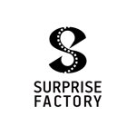 Q (qtoon)さんの映像コンテンツ企画制作会社「株式会社サプライズファクトリー（SURPRISE FACTORY）」のロゴへの提案