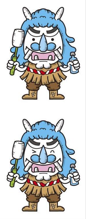 curry-man ()さんの秋田 なまはげのキャラクター ゆるキャラ デザインへの提案