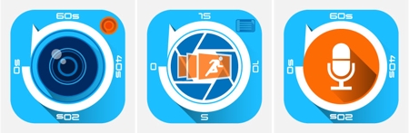 AHAB (ahab)さんの既存iOSアプリ（2本：ビデオ＆カメラ）のアイコンをiOS7系フラットデザインにリニューアル。への提案