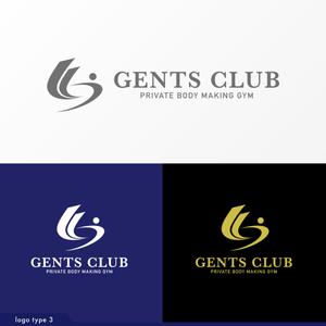 トリニータ ()さんの男性専用プライベートジム「GENTS CLUB」のロゴへの提案