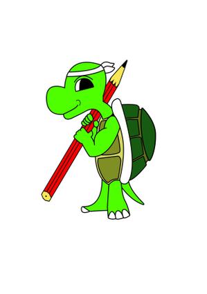 宗光　俊和 (linkmunemitsu)さんのカメをモチーフにしたキャラクターデザイン（学習塾のイメージキャラクター）への提案