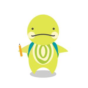 月魚子 ()さんのカメをモチーフにしたキャラクターデザイン（学習塾のイメージキャラクター）への提案