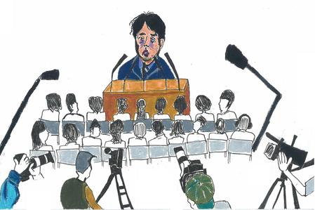 Kyocotakahashiさんの事例 実績 提案 野々村議員のイラスト はじめまして 私はフ クラウドソーシング ランサーズ