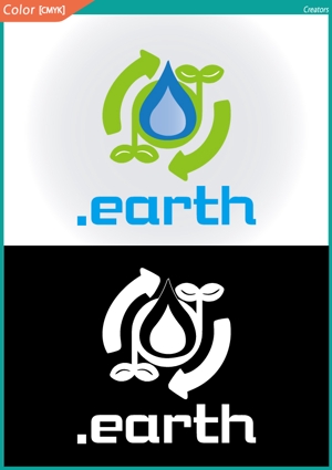 株式会社クリエイターズ (tatatata55)さんの新しいドメイン「.earth」ロゴデザイン募集への提案