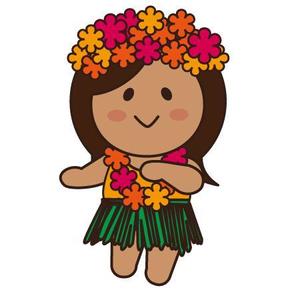 マメハル (arukoharu)さんのフラダンス教室のキャラクターデザインへの提案