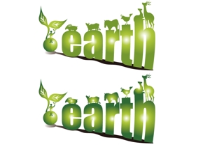 12KKK12さんの新しいドメイン「.earth」ロゴデザイン募集への提案