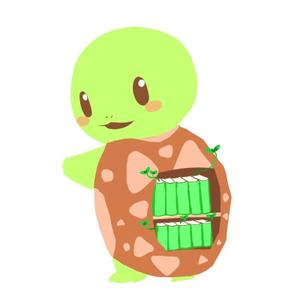 南しろ (merurimo)さんのカメをモチーフにしたキャラクターデザイン（学習塾のイメージキャラクター）への提案