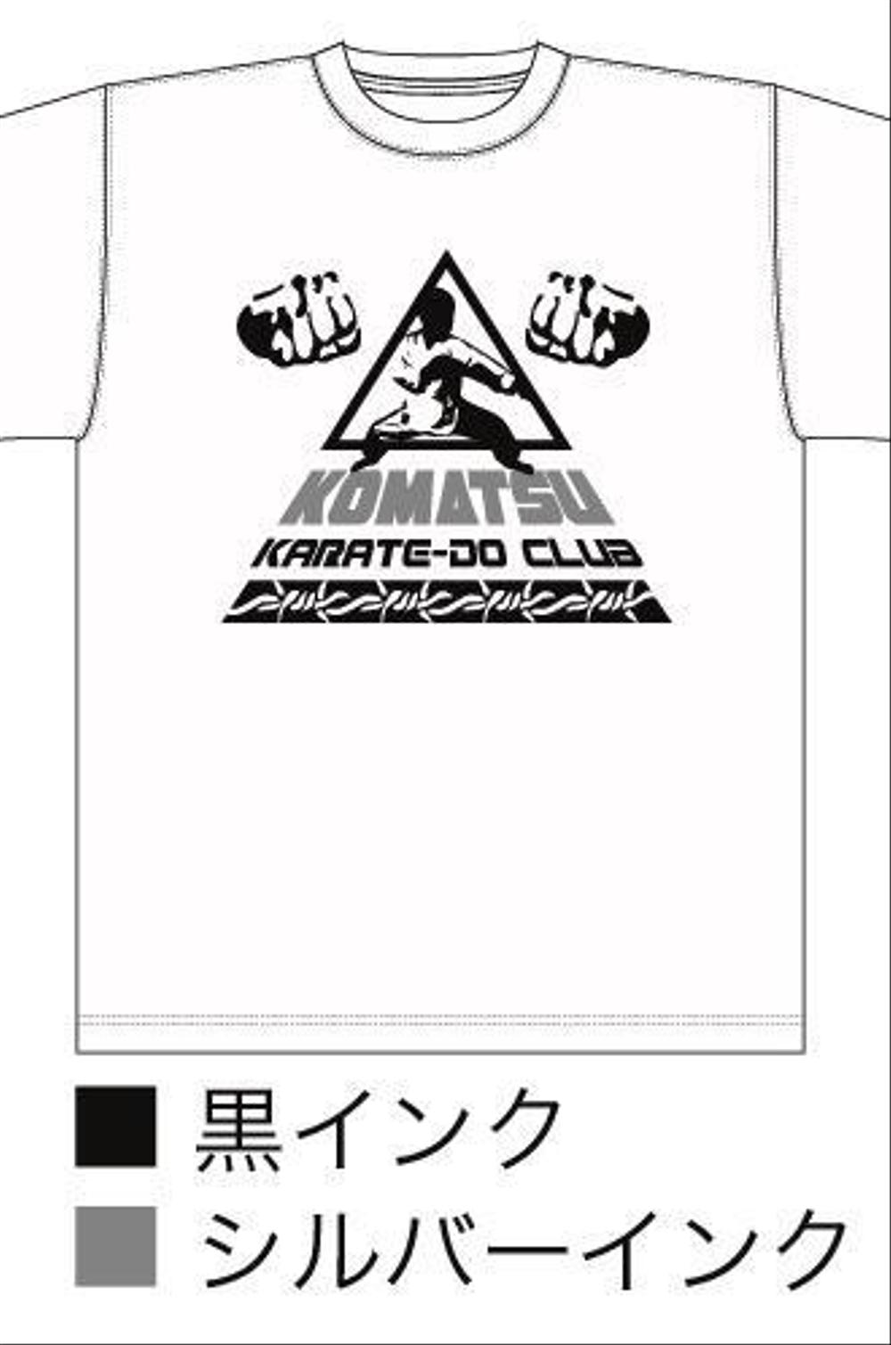 クラブチームのTシャツ用ロゴ