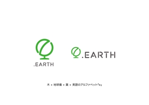 STG (owentsai)さんの新しいドメイン「.earth」ロゴデザイン募集への提案