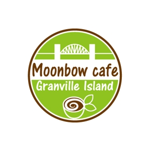 shinya ()さんの カナダ　バンクーバー／ナチュラルカフェの Moonbow cafe のブランドロゴ。への提案