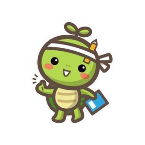 akipic (akipic)さんのカメをモチーフにしたキャラクターデザイン（学習塾のイメージキャラクター）への提案