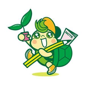 とろりんまま ()さんのカメをモチーフにしたキャラクターデザイン（学習塾のイメージキャラクター）への提案
