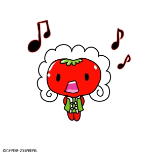 kusunei (soho8022)さんの音楽家「バッハ」と野菜「トマト」を組み合わせたキャラクターデザインへの提案