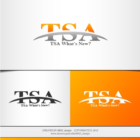MKD_design (MKD_design)さんのITベンチャー企業の社内ITポータルサイト「TSA What's New?」のロゴへの提案