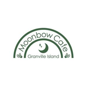 wide-openさんの カナダ　バンクーバー／ナチュラルカフェの Moonbow cafe のブランドロゴ。への提案