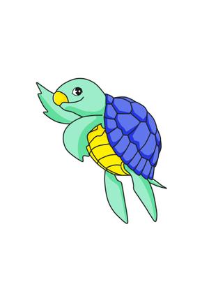 amedama24 (amedama24)さんのカメをモチーフにしたキャラクターデザイン（学習塾のイメージキャラクター）への提案