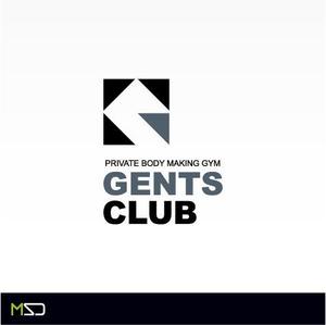 M SPACE DESIGN (m-space)さんの男性専用プライベートジム「GENTS CLUB」のロゴへの提案
