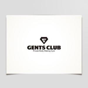 andockさんの男性専用プライベートジム「GENTS CLUB」のロゴへの提案