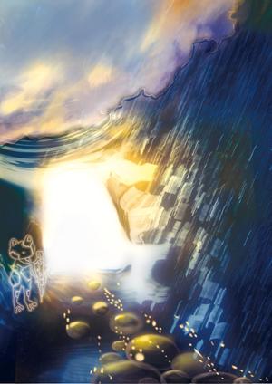 オチ ()さんのギターロックバンドのCDジャケット(＆プロモーションポスター)用イラスト への提案