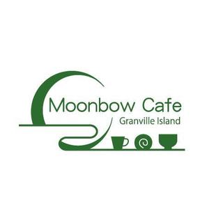 pin (pin_ke6o)さんの カナダ　バンクーバー／ナチュラルカフェの Moonbow cafe のブランドロゴ。への提案