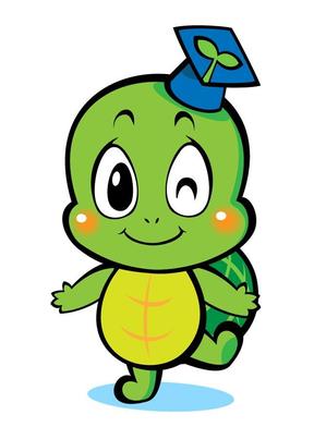しらかわ (bon-s)さんのカメをモチーフにしたキャラクターデザイン（学習塾のイメージキャラクター）への提案