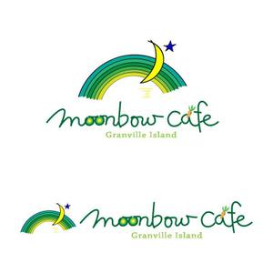 Salla (Salla)さんの カナダ　バンクーバー／ナチュラルカフェの Moonbow cafe のブランドロゴ。への提案