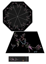 テキスタイルデザインラボ (uniuni93)さんの専門性不要！フリーハンドＯＫ！女性向け日傘デザイン　への提案