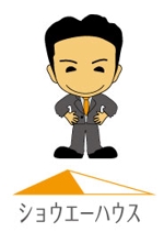 nobuo-kさんの住宅メーカーのホームページで使うキャラクターロゴの制作（社長の似顔絵をキャラクター化したいです） への提案