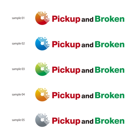 toto046 (toto046)さんの「Pickup and Broken」のロゴ作成への提案