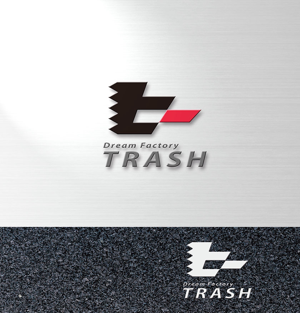 機械部品の製作、製造会社「TRASH」のロゴ