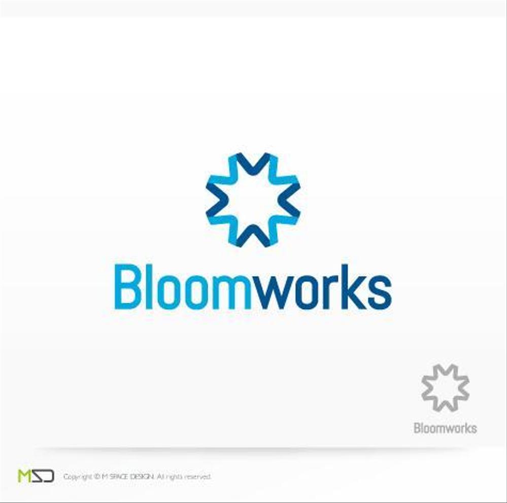 ブルームワークス社（Bloomworks）の会社ロゴ