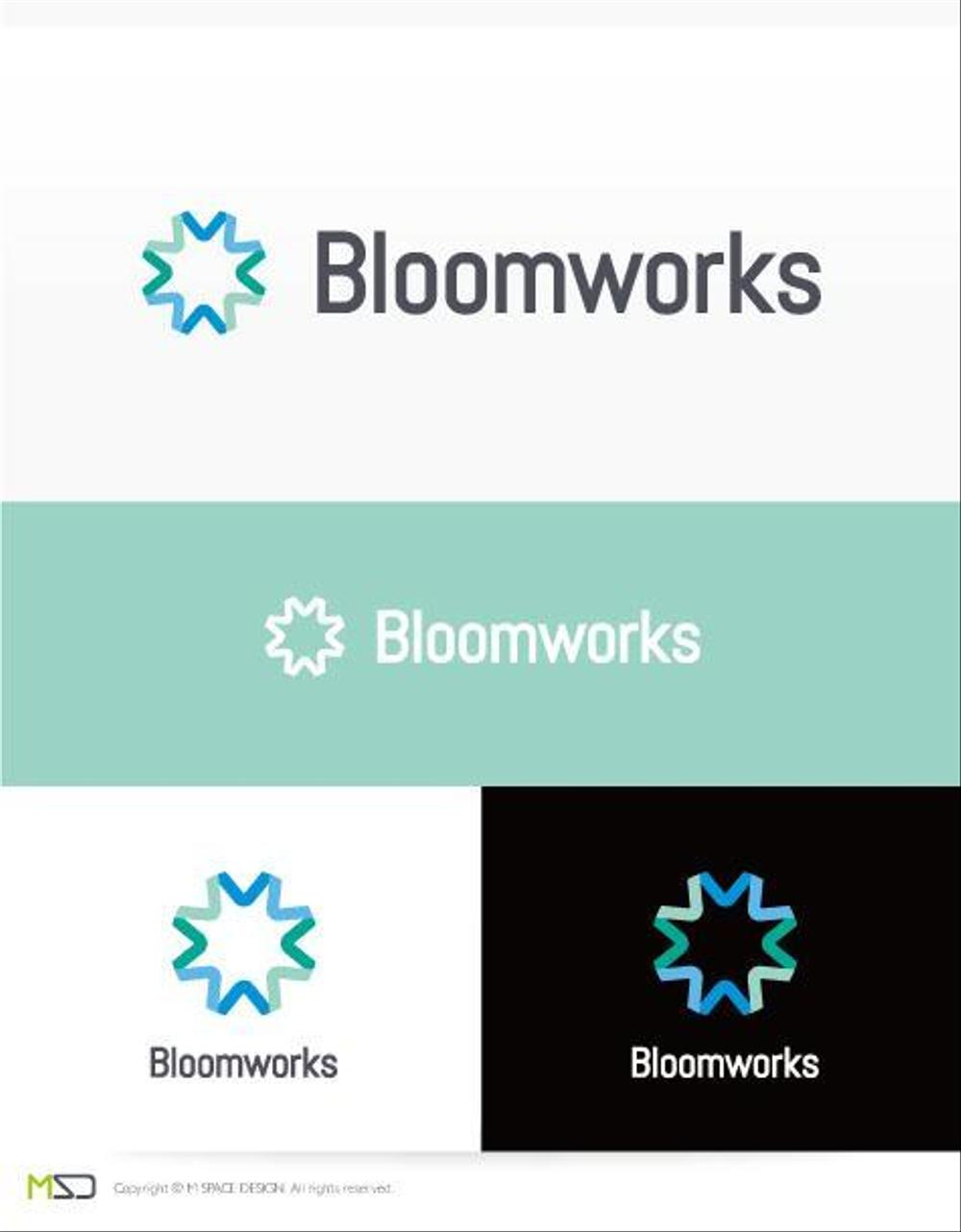 ブルームワークス社（Bloomworks）の会社ロゴ