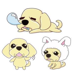 MOMO (ninido)さんの犬のキャラクターデザインへの提案