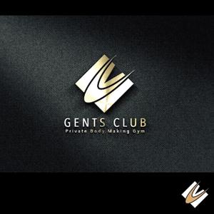 k_31 (katsu31)さんの男性専用プライベートジム「GENTS CLUB」のロゴへの提案