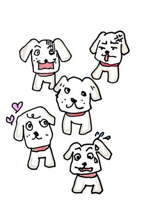 hakikotkさんの犬のキャラクターデザインへの提案