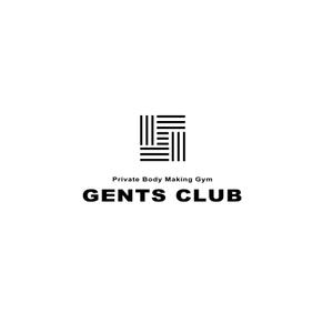 さんの男性専用プライベートジム「GENTS CLUB」のロゴへの提案