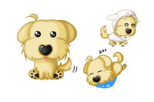 カンナ (NEYO)さんの犬のキャラクターデザインへの提案