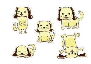 Pisoeさんの犬のキャラクターデザインへの提案