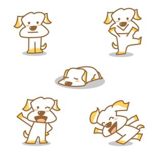 さんの犬のキャラクターデザインへの提案