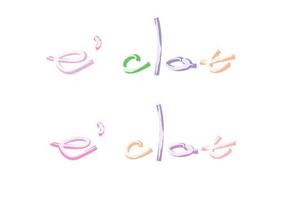 さんの「e'clat」のロゴ作成への提案
