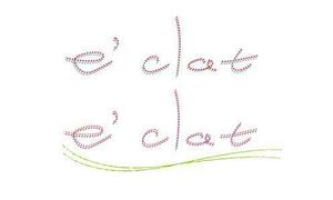 さんの「e'clat」のロゴ作成への提案