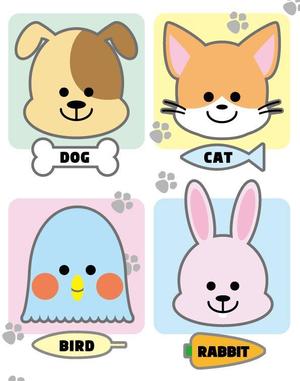 YASUCHIN (yasuchin96)さんの春日丘動物病院（犬、猫、うさぎ、小鳥）のキャラクターデザインへの提案