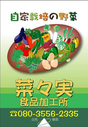 さんの食品加工所「菜々実食品加工所」の看板への提案