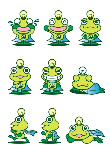 yellow_frog (yellow_frog)さんの太陽光発電システムの販売施工会社のイメージキャラクター作成への提案