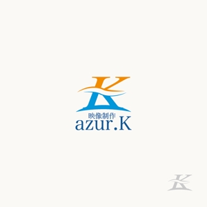 Cobalt Blue (Cobalt_B1ue)さんの映像制作会社「映像制作 azur.K」のロゴへの提案