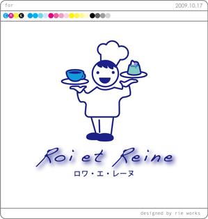 rie works (rieworks)さんの洋菓子＆カフェのロゴへの提案